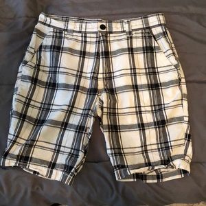 Plaid shorts size 32